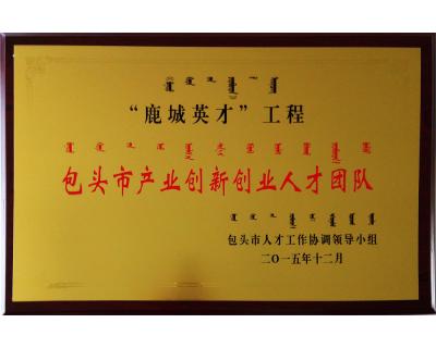 鹿城英才包頭市產業創新創業人才團隊